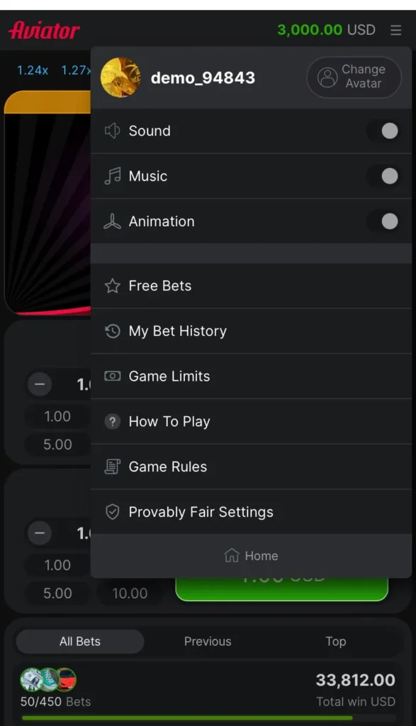 Have fun playing Aviator