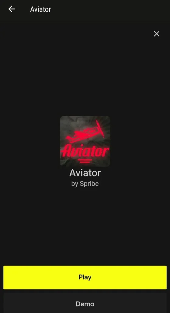 Play Aviator game online 