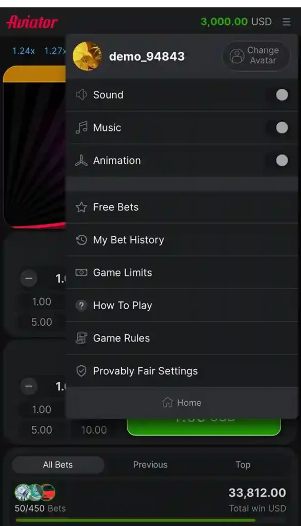 Have fun playing Aviator